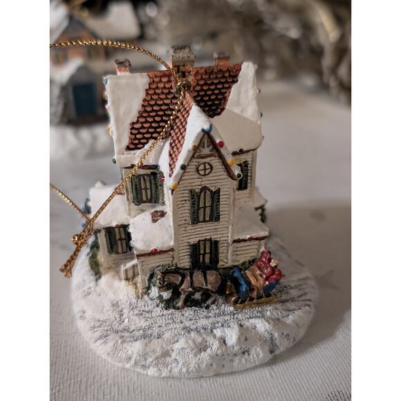 Thomas Kinkade Winter Memories Illuminated Ornament Collection 2000 – Lot of... - Picture 16 of 16